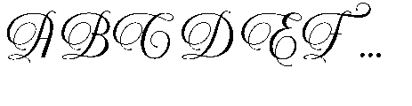 Mallestian Script Bold Regular Font UPPERCASE