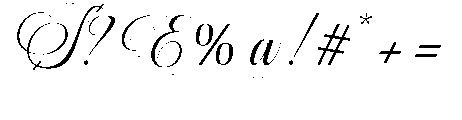 Mallestian Script Italic 2 Italic Font OTHER CHARS