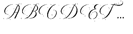 Mallestian Script Italic 3 Italic Font UPPERCASE