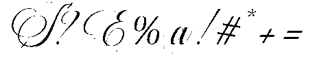 Mallestian Script Italic 4 Italic Font OTHER CHARS