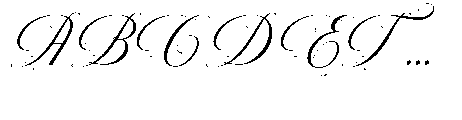 Mallestian Script Italic 7 Italic Font UPPERCASE