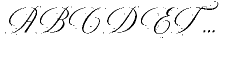Mallestian Script Italic 8 Italic Font UPPERCASE
