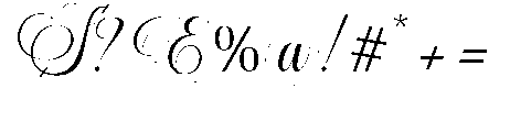 Mallestian Script Regular Font OTHER CHARS