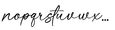 Mallia Font LOWERCASE