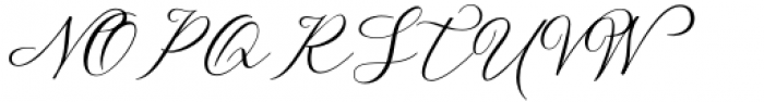 Malliandra Script Regular Font UPPERCASE