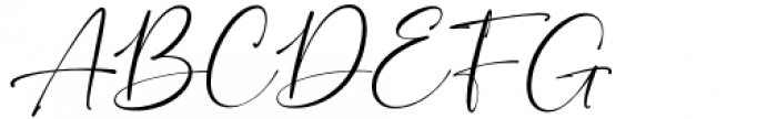 Malliya Signature Regular Font UPPERCASE