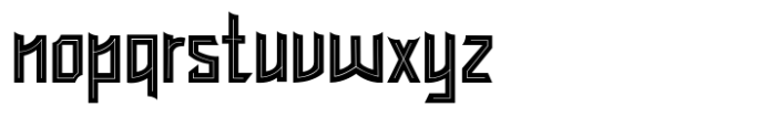 Mallovice Font LOWERCASE