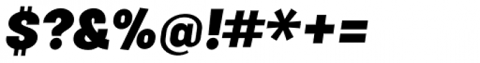 Malmo Sans Pro Headline Oblique Font OTHER CHARS