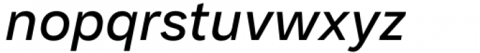 Malnor Sans Medium Oblique Font LOWERCASE