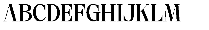 Maloine Regular Font UPPERCASE