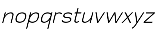 Malonet Italic Font LOWERCASE
