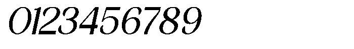 Malovi Italic Font OTHER CHARS