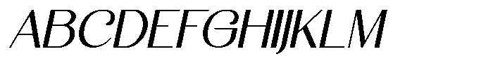 Malovi Italic Font UPPERCASE