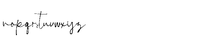 Maltangles Signature Font LOWERCASE