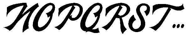 Maltone Font UPPERCASE