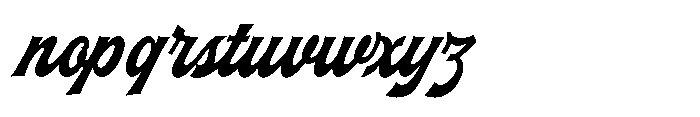 Maltone Font LOWERCASE