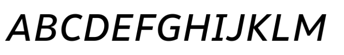 Malva Variable Italic Font