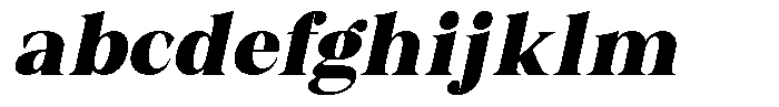 Malvera Black Condensed Slant FONT