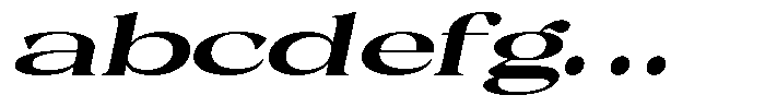 Malvera Black Expanded Slant FONT