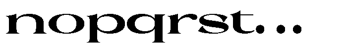 Malvera Black Expanded Font LOWERCASE