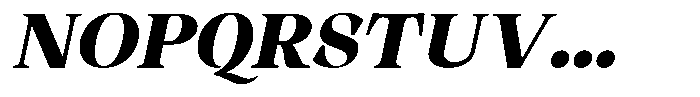 Malvera Black High Slant Font UPPERCASE
