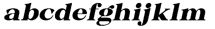 Malvera Black High Slant FONT