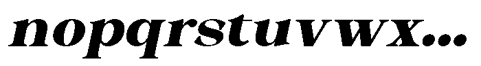 Malvera Black High Slant Font LOWERCASE