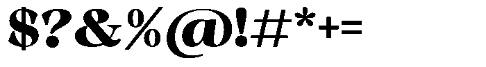 Malvera Black High Font OTHER CHARS