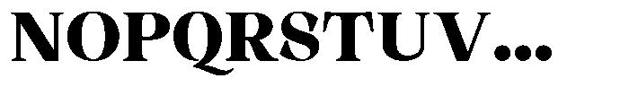 Malvera Black High Font UPPERCASE