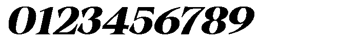 Malvera Black Slant Font OTHER CHARS