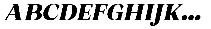 Malvera Black Slant Font UPPERCASE