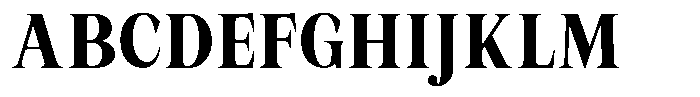 Malvera Bold Condensed Font UPPERCASE