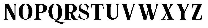 Malvera Bold Condensed Font UPPERCASE