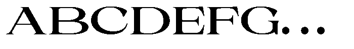 Malvera Bold Expanded Font UPPERCASE