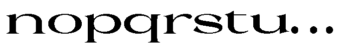 Malvera Bold Expanded Font LOWERCASE