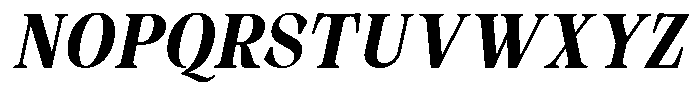 Malvera Bold High Condensed Slant Font UPPERCASE