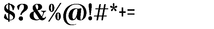 Malvera Bold High Condensed Font OTHER CHARS