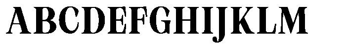 Malvera Bold High Condensed Font UPPERCASE