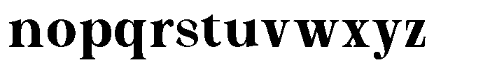 Malvera Bold High Condensed Font LOWERCASE