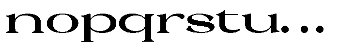 Malvera Bold High Expanded Font LOWERCASE