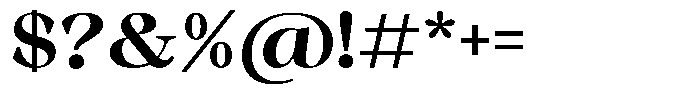 Malvera Bold High Font OTHER CHARS