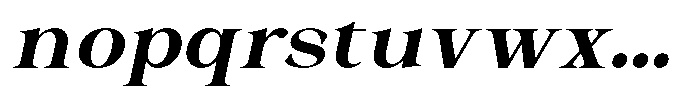 Malvera Bold Slant Font LOWERCASE