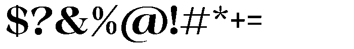 Malvera Bold Font OTHER CHARS