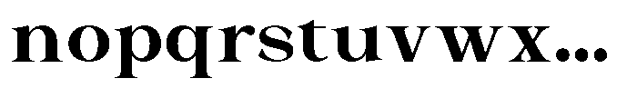 Malvera Bold Font LOWERCASE
