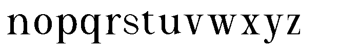 Malvera Condensed Font LOWERCASE