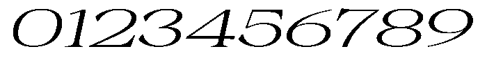 Malvera Expanded Slant Font OTHER CHARS