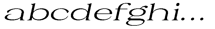 Malvera Expanded Slant FONT