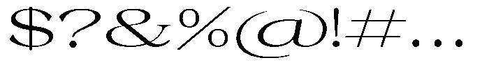 Malvera Expanded Font OTHER CHARS