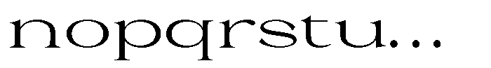 Malvera Expanded Font LOWERCASE
