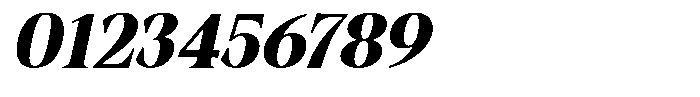 Malvera Extra Bold Condensed Slant Font OTHER CHARS